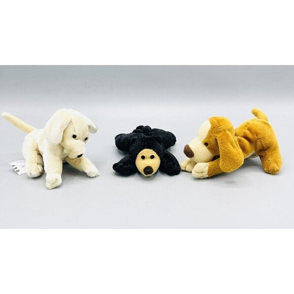 Lot of 3 Animal Alley Mini Plush Darby & Jesse Dog Cole Bear McDonalds 2001 - Picture 6 of 8